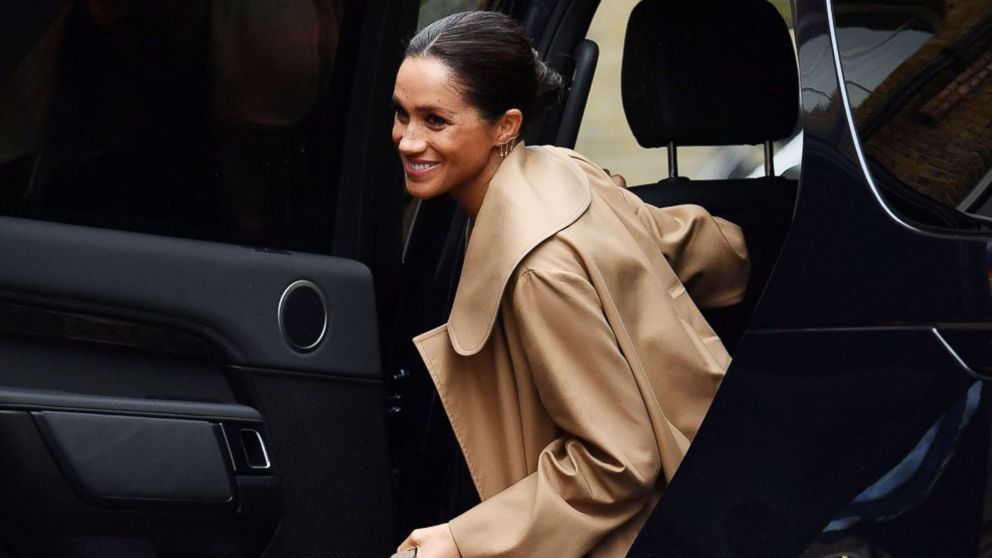 PHOTO: Meghan Markle, Duchess of Sussex arrives at St Charles hospital in west London to visit Smart Works, a charity to which she has become patron, Jan. 10, 2019.