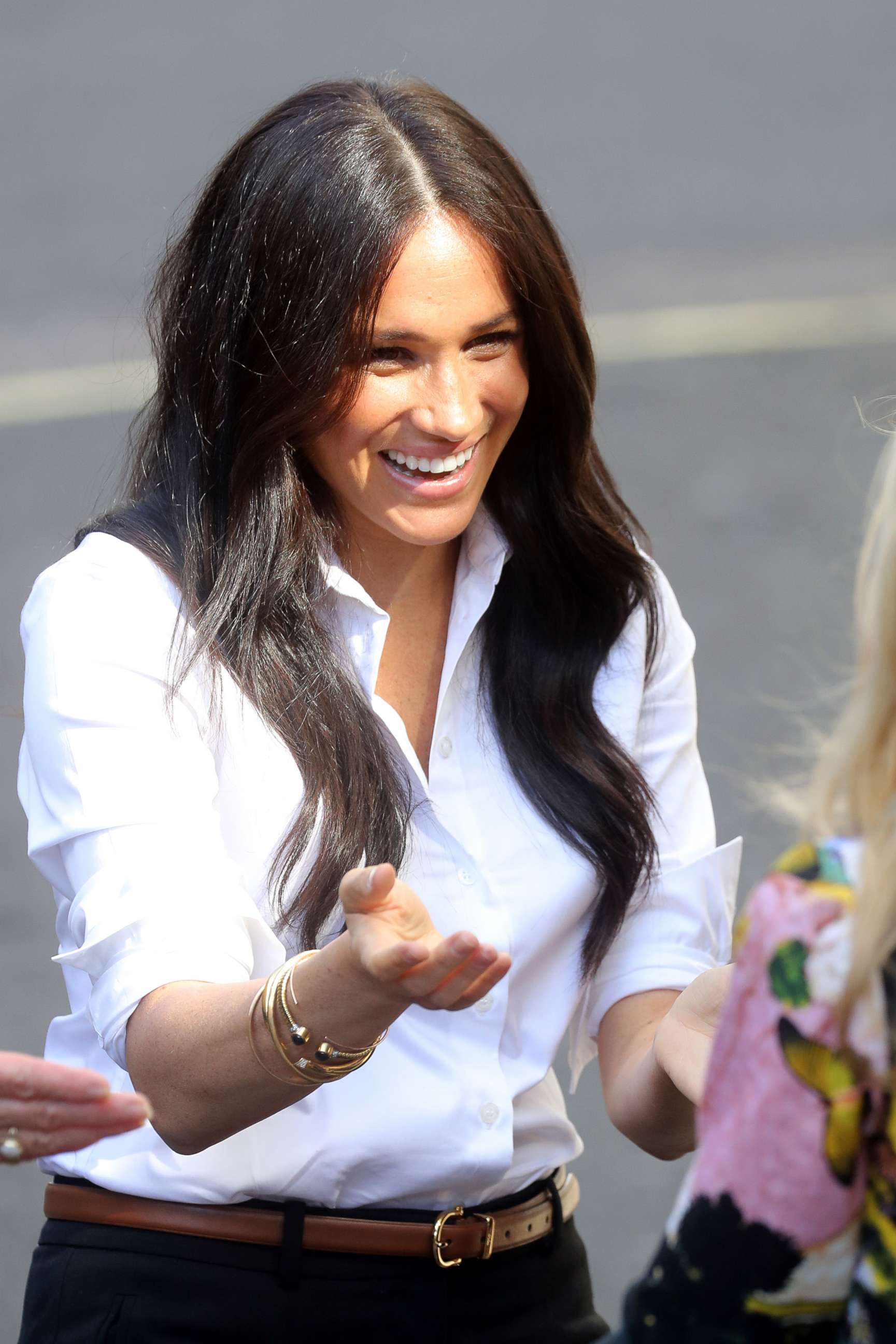 PHOTO: Meghan, Duchess of Sussex arrives to launch the Smart Works capsule collection on Sept. 12, 2019 in London.