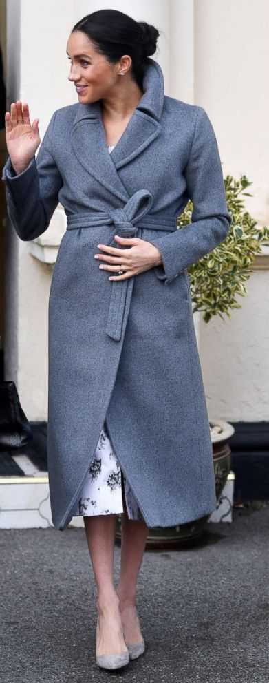 PHOTO: Meghan Markle, The Duchess of Sussex, leaves after visiting the Royal Variety Charity's residential nursing and care home Brinsworth House, London, Dec. 18, 2018.