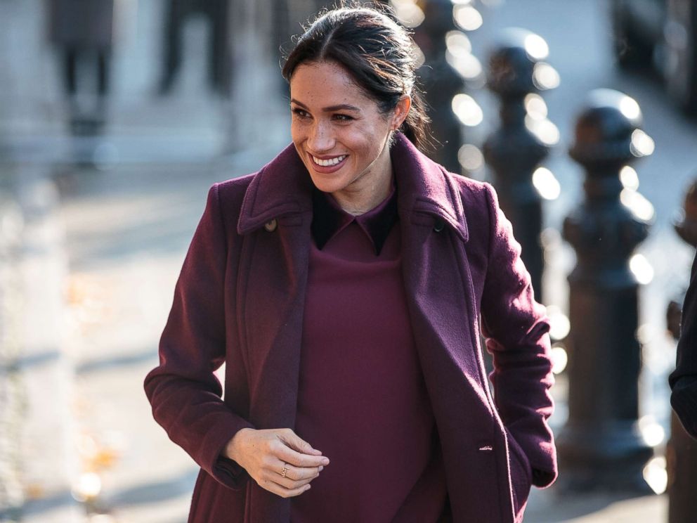 PHOTO: Meghan Markle, The Duchess of Sussex visits the Hubb Community Kitchen to see how funds raised by the Together: Our Community Cookbook are making a difference at Al Manaar, North Kensington, Nov. 21, 2018, in London.