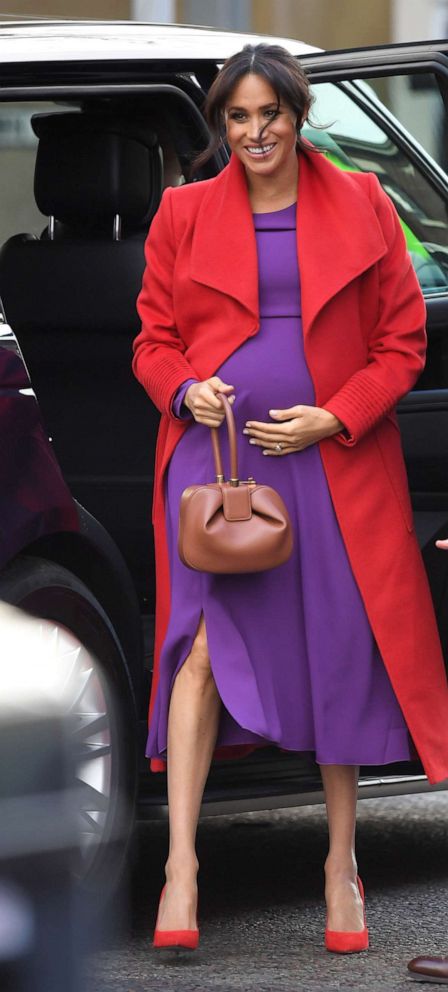 PHOTO: Meghan, Duchess of Sussex meets members of the public during a visit of Birkenhead at Hamilton Square, Jan. 14, 2019, in Birkenhead, U.K.