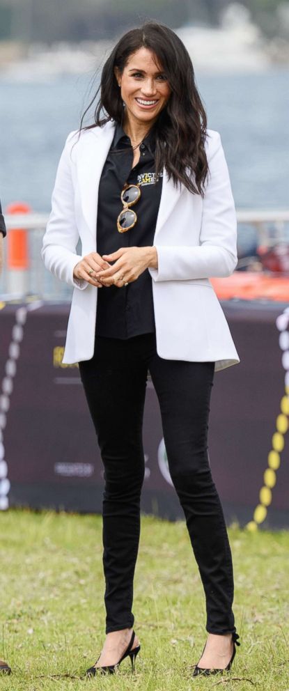 PHOTO: Meghan Duchess of Sussex attends Invictus Games, Jaguar Land Rover Driving Challenge, Cockatoo Island, Sydney, Oct. 20, 2018.