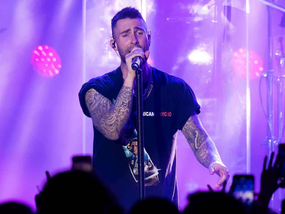 PHOTO: Singer-songwriter Adam Levine of Maroon 5 performs during Philly Fights Cancer: Round 4 at The Philadelphia Navy Yard, Nov. 10, 2018 in Philadelphia.