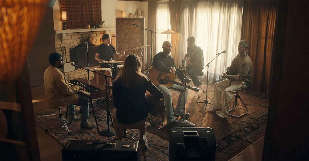 PHOTO: A scene from Maroon 5's music video, "Middle Ground, " released May 23, 2023.