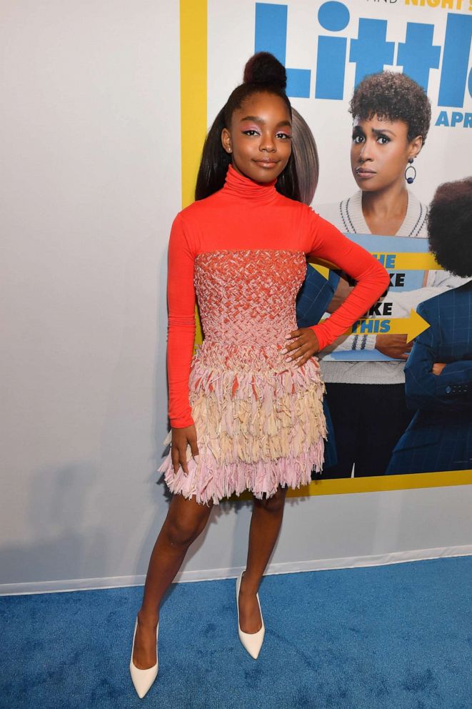 PHOTO:Actress Marsai Martin attends "Little" Atlanta red carpet screening at Regal Atlantic Station on April 4, 2019 in Atlanta.