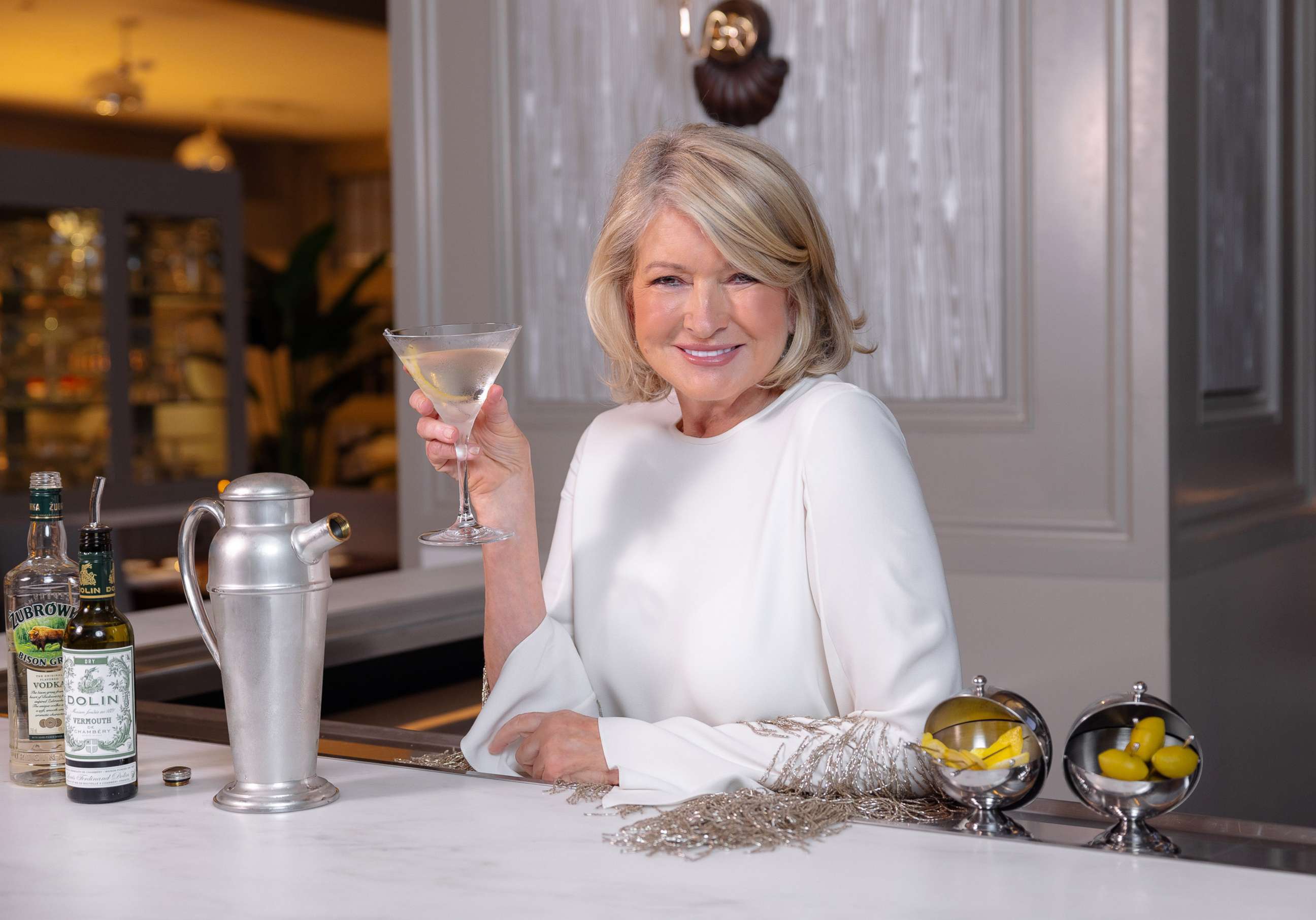 PHOTO: Martha Stewart stands in her first restaurant, The Bedford by Martha Stewart, in Paris Las Vegas, in a promotional image.