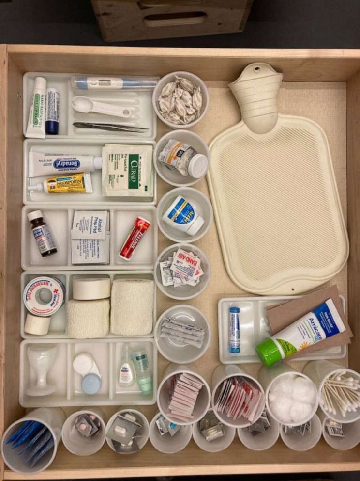 PHOTO: Martha Stewart first aid drawer organizer.