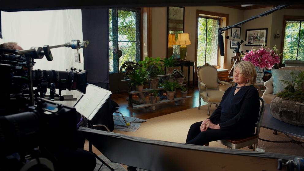 PHOTO: This image released by Netflix shows Martha Stewart during the filming of the documentary "Martha." 