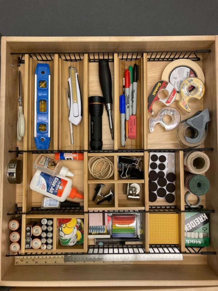 PHOTO: Martha Stewart tech drawer organizer.