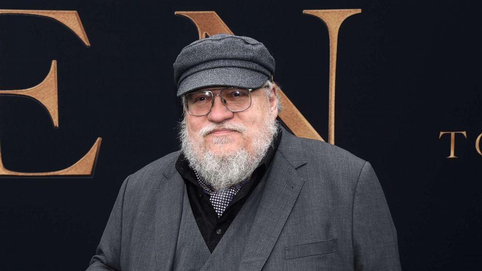 PHOTO: George R. R. Martin arrives at the LA screening of Fox Searchlight Pictures' "Tolkien" at the Regency Village Theatre on May 08, 2019, in Westwood, Calif.