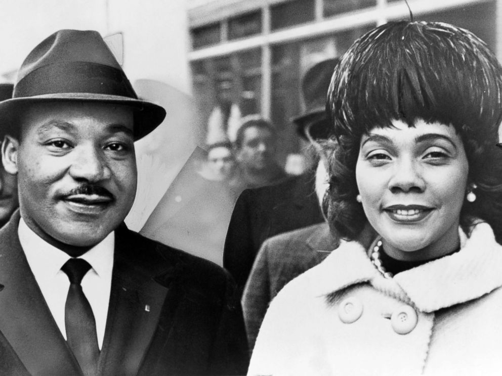 PHOTO: Dr. Martin Luther King and his wife Coretta Scott King pose for a portrrait in 1964.