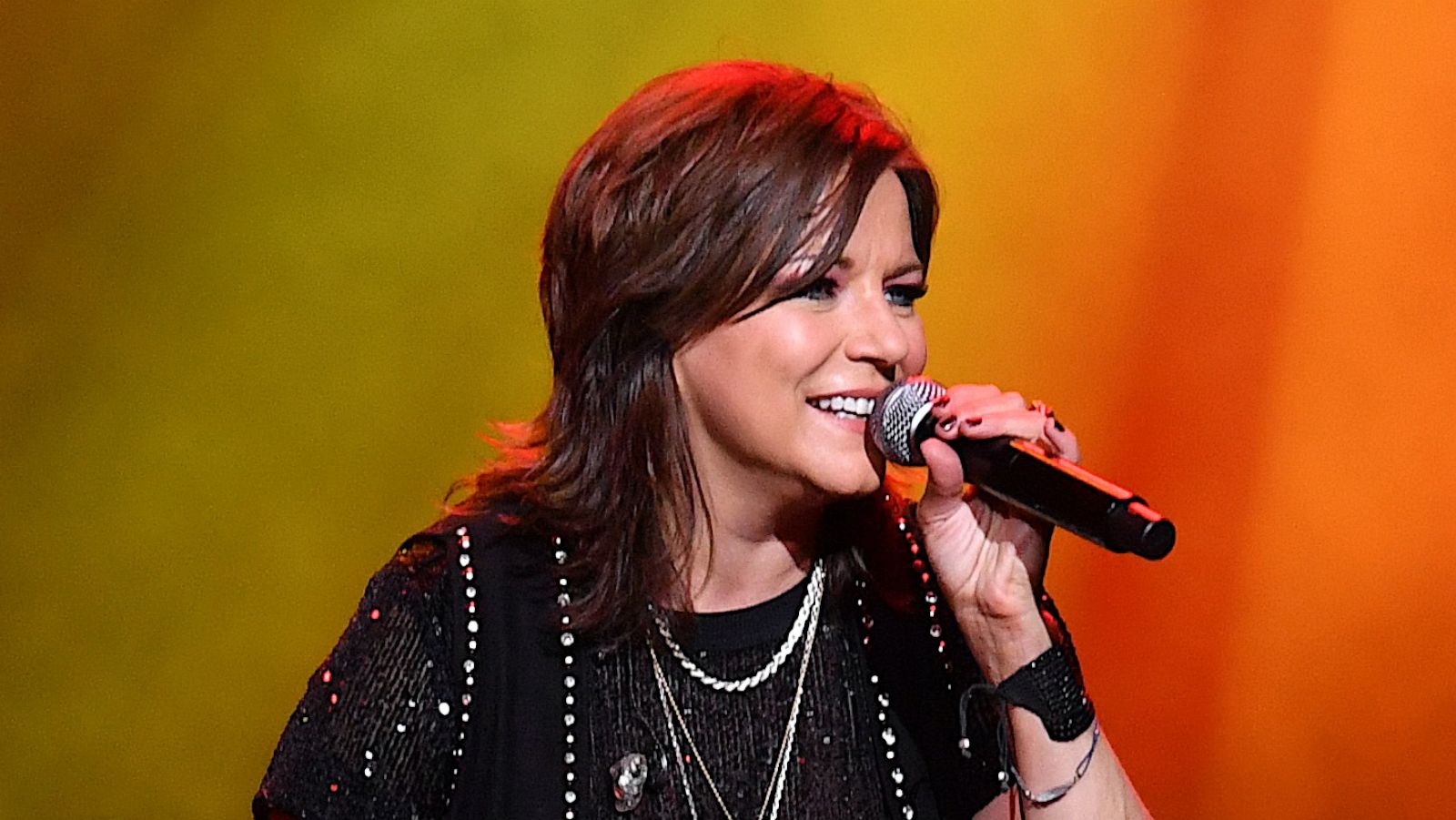 PHOTO: Martina McBride performs onstage during the Alabama 50th Anniversary Tour Opening Weekend at Bridgestone Arena on July 03, 2021, in Nashville, Tenn.