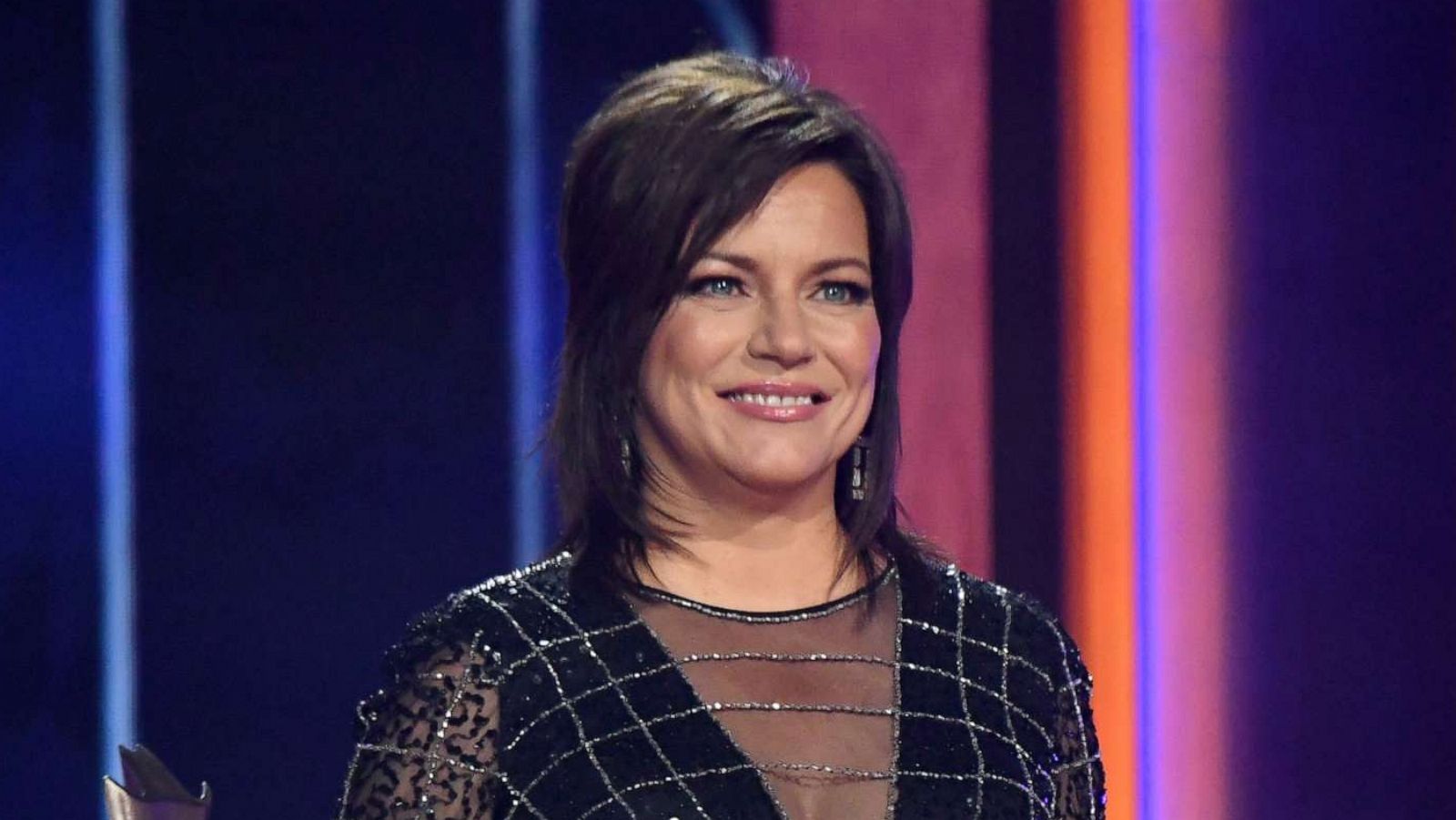 PHOTO: Martina McBride speaks onstage at the 56th Academy of Country Music Awards at the Grand Ole Opry, April 18, 2021 in Nashville.