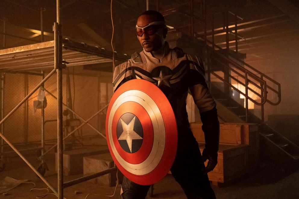 PHOTO: Actor Anthony Mackie in a scene from the "The Falcon and The Winter Soldier" Episode 6.