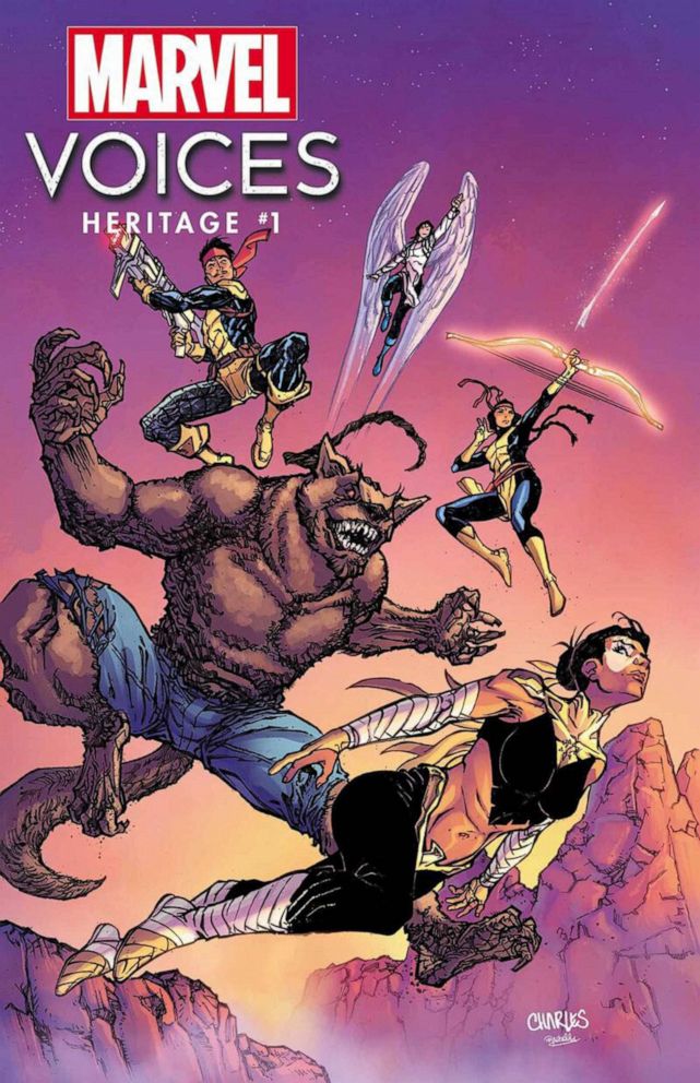 PHOTO: Marvel's Voices: Heritage #1 features the adventures of four of Marvel’s more unique Indigenous superheroes and showcases the work of Indigenous and First Nation creators.
