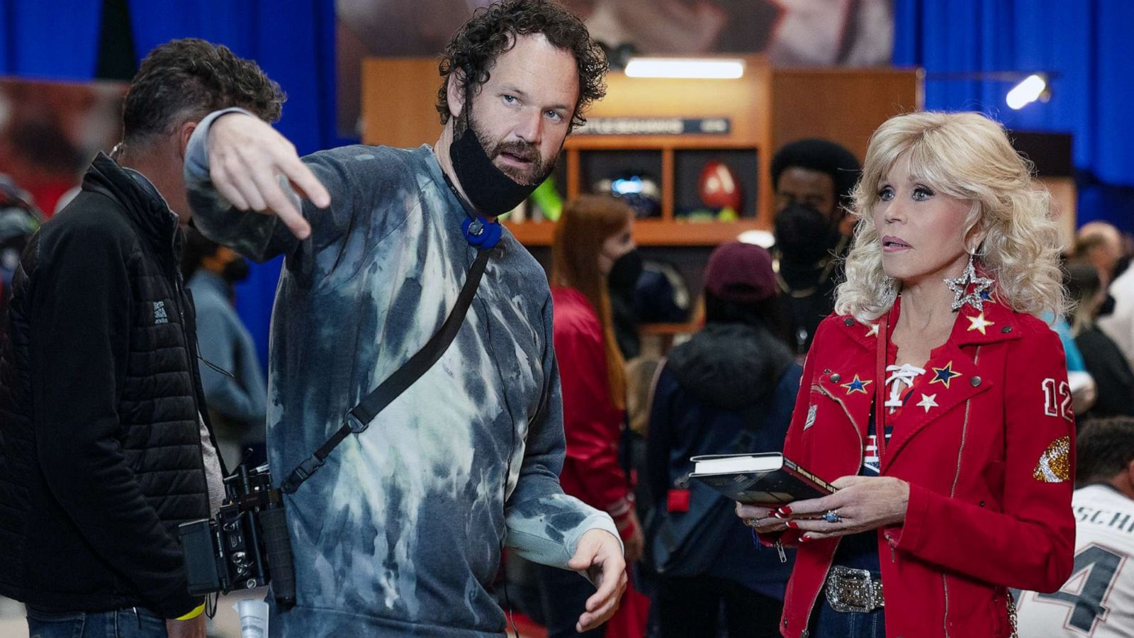 PHOTO: Director Kyle Marvin and Jane Fonda as Trisha in "80 For Brady."