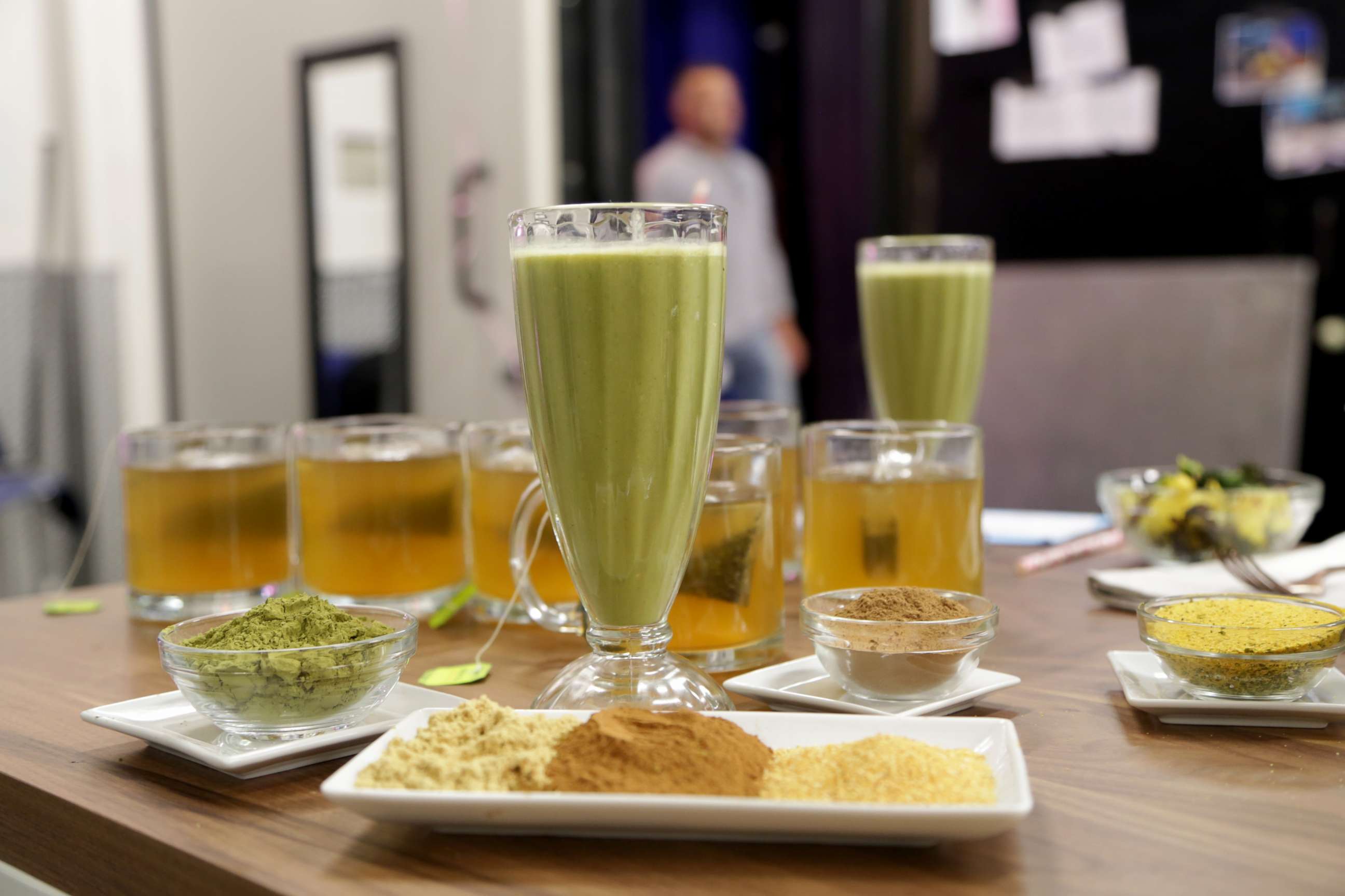 PHOTO: Nutritionist Rachel Beller's morning matcha smoothie.