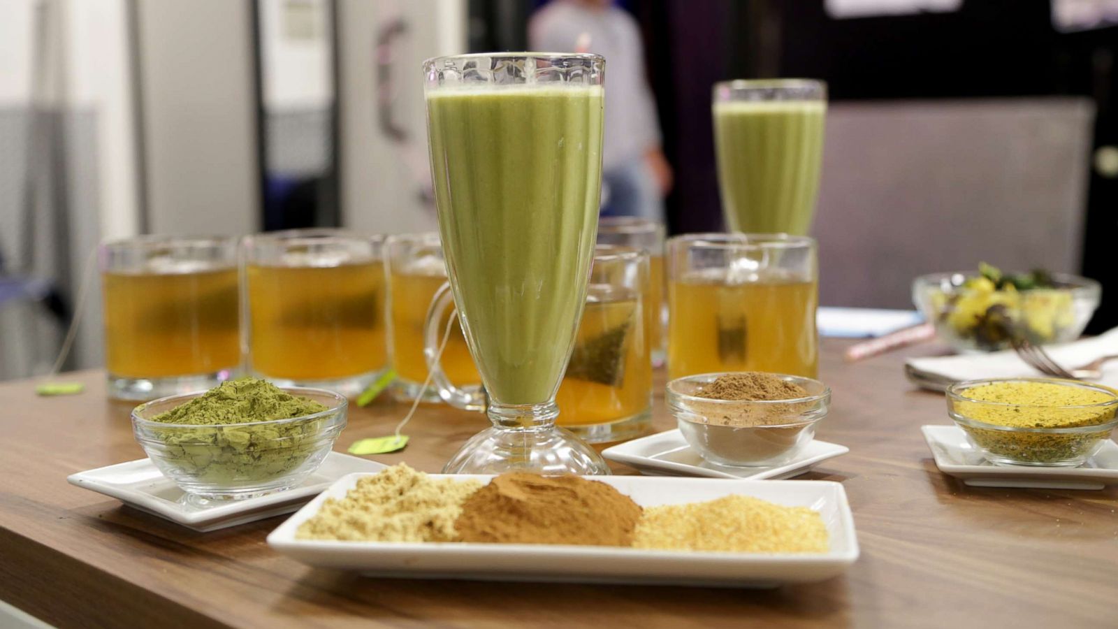 PHOTO: Nutritionist Rachel Beller's morning matcha smoothie.