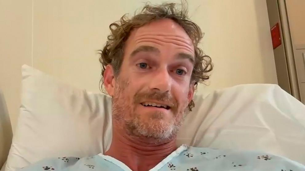 PHOTO: Matt Bender spoke to ABC News about surviving a shark attack while surfing New Smyrna Beach in Florida.