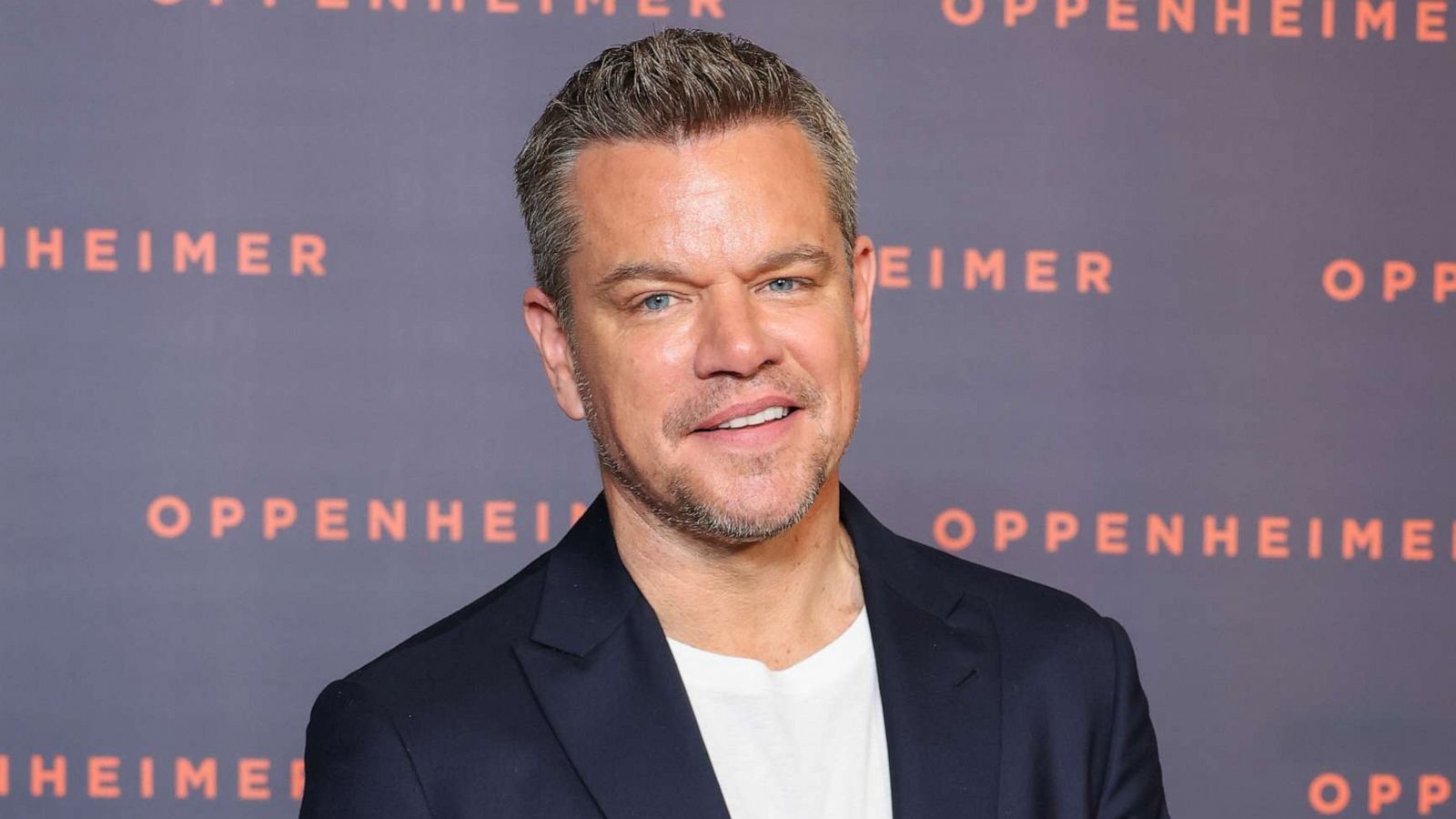 PHOTO: PARIS, FRANCE - JULY 11: Matt Damon attends the "Oppenheimer" premiere at Cinema Le Grand Rex on July 11, 2023 in Paris, France. (Photo by Pierre Suu/WireImage)