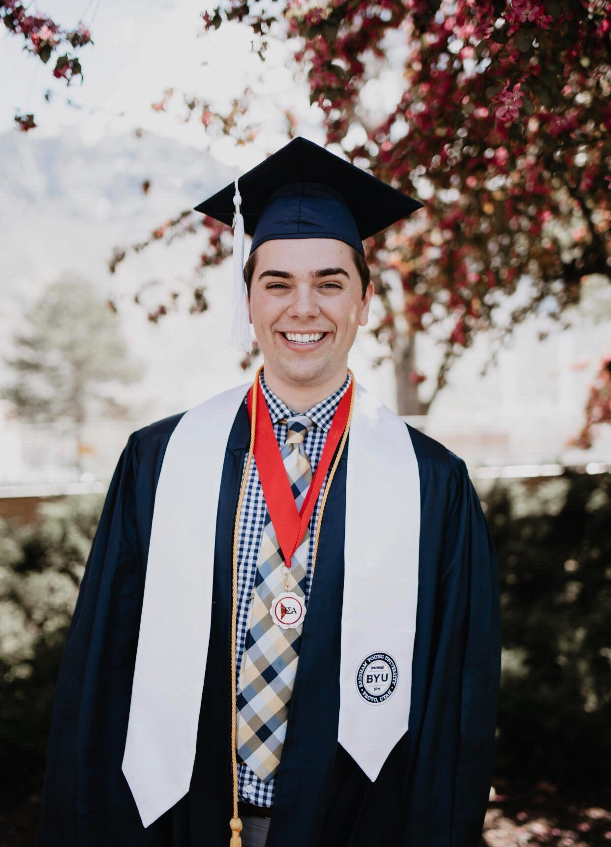 PHOTO: Brigham Young University student Matt Easton came out as gay during his convocation speech on April 26, 2019.