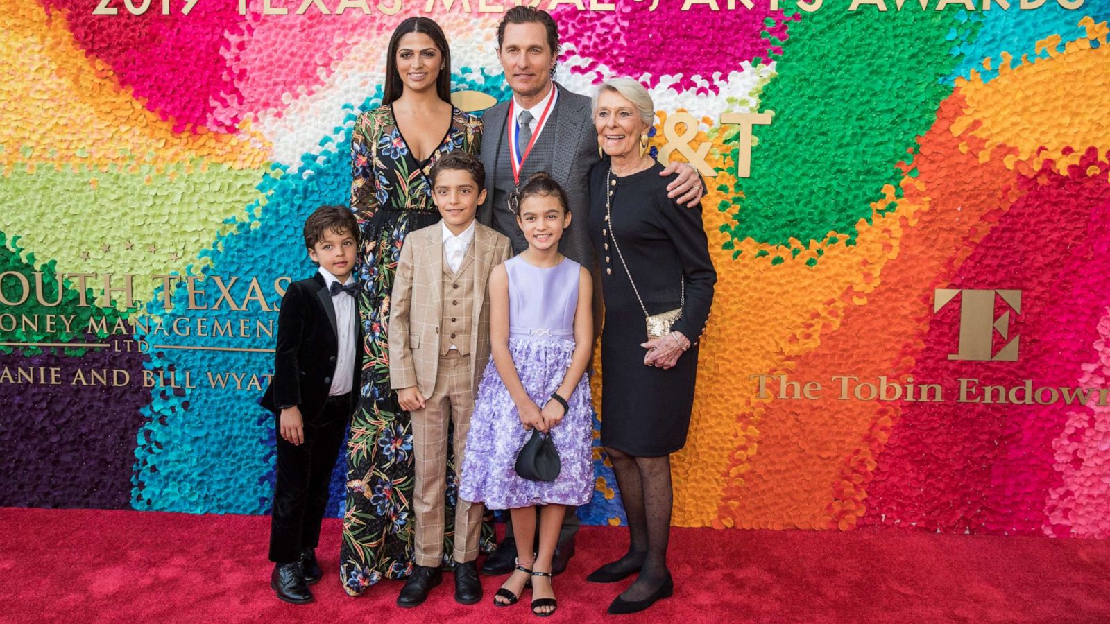 PHOTO: In this Feb. 27, 2019, file photo, Matthew McConaughey and his family attend the 2019 Texas Medal Of Arts Awards at the Long Center for the Performing Arts in Austin, Texas.