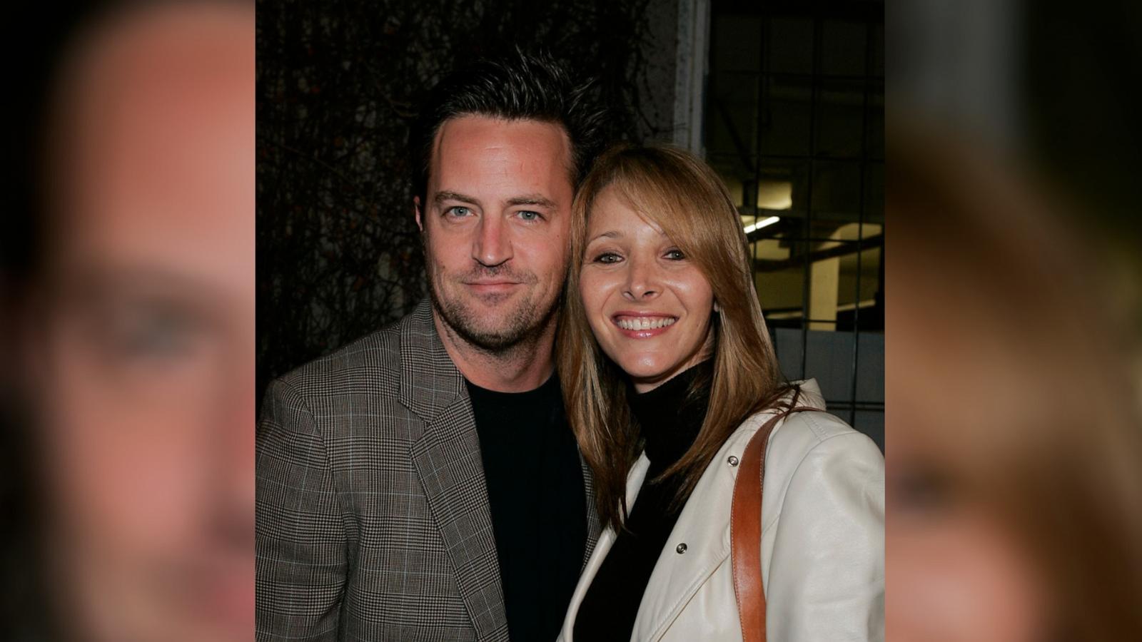 PHOTO: Matthew Perry and Lisa Kudrow pose for a photo during "Stars Make Their Voices Heard" at a Silent Auction for Lollipop Theater Network, Feb. 2, 2006, in Beverly Hills, Calif.