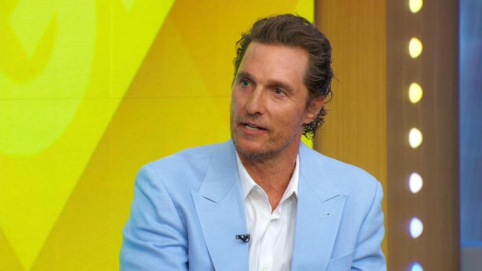 PHOTO: Matthew McConaughey on “Good Morning America” Sept. 10, 2024.