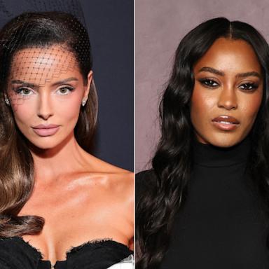 PHOTO: Maura Higgins attends an event in West Hollywood, Calif., on March 13, 2026. | Ciara Miller attends a premiere on March 30, 2026, in New York.