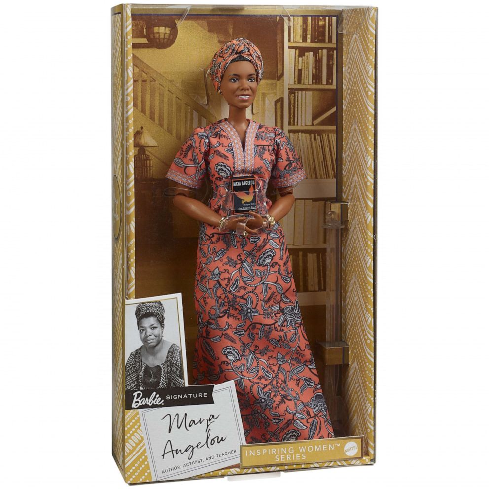 PHOTO: Dr. Maya Angelou, an American author, poet, activist and teacher, is the latest doll to be honored in Barbie's Inspiring Women series. 