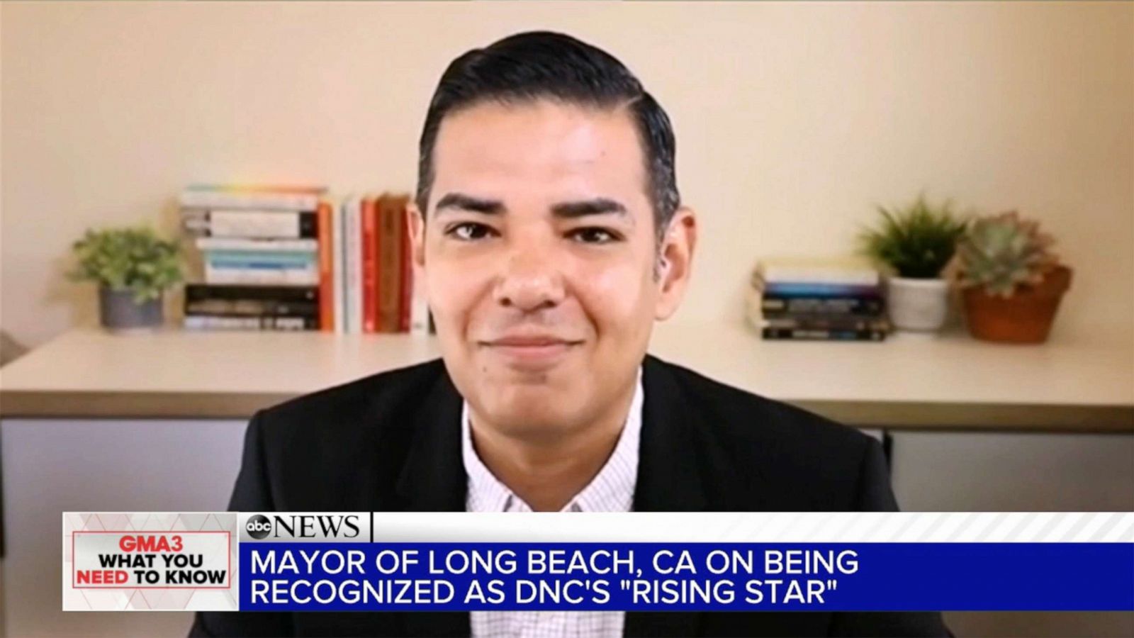 PHOTO: Long Beach, Calif. Mayor Robert Garcia reveals why he left the Republican Party in this still from an interview on GM3, Aug. 20, 2020.