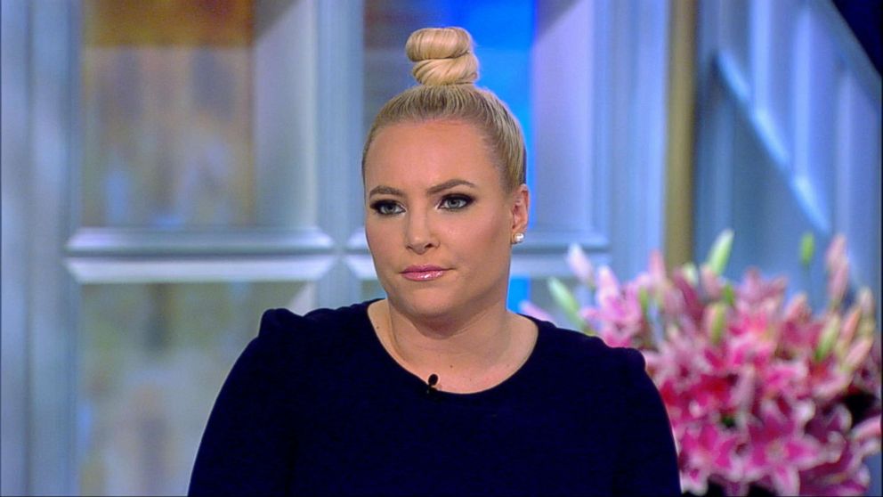 PHOTO: Meghan McCain talks about the latest comments by President Donald Trump about her father, Sen. John McCain, on ABC's "The View," March 21, 2019.