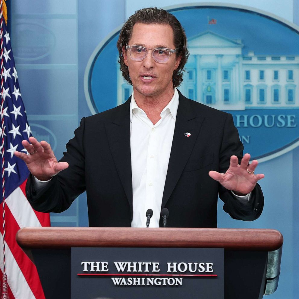 VIDEO: Matthew McConaughey gives emotional speech about Uvalde at White House
