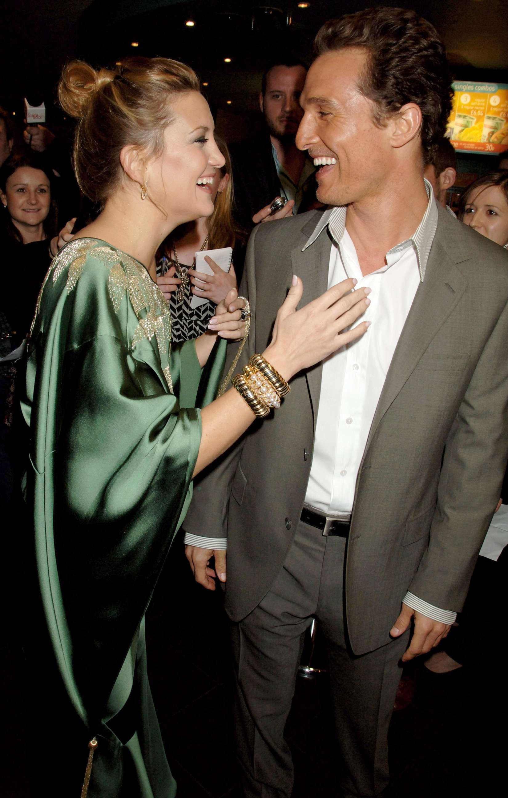 PHOTO: Kate Hudson and actor Matthew McConaughey arrive at the UK Premiere of "Fool's Gold" on April 10, 2008 in London.