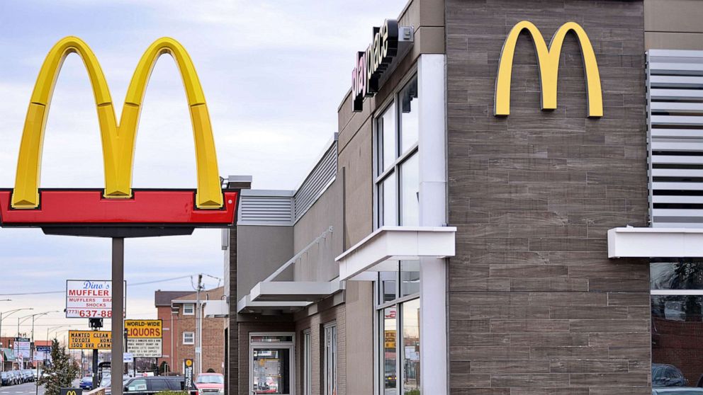 PHOTO: McDonalds fast food chain is pictured in Chicago, April 3, 2023.