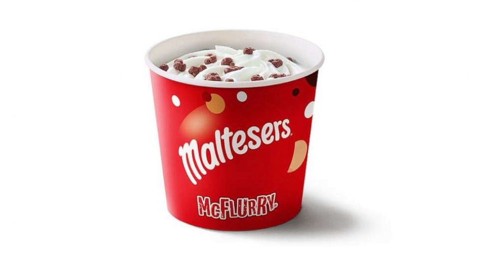 PHOTO: A McDonalds Maltesers McFlurry is pictured in an undated promotional image.
