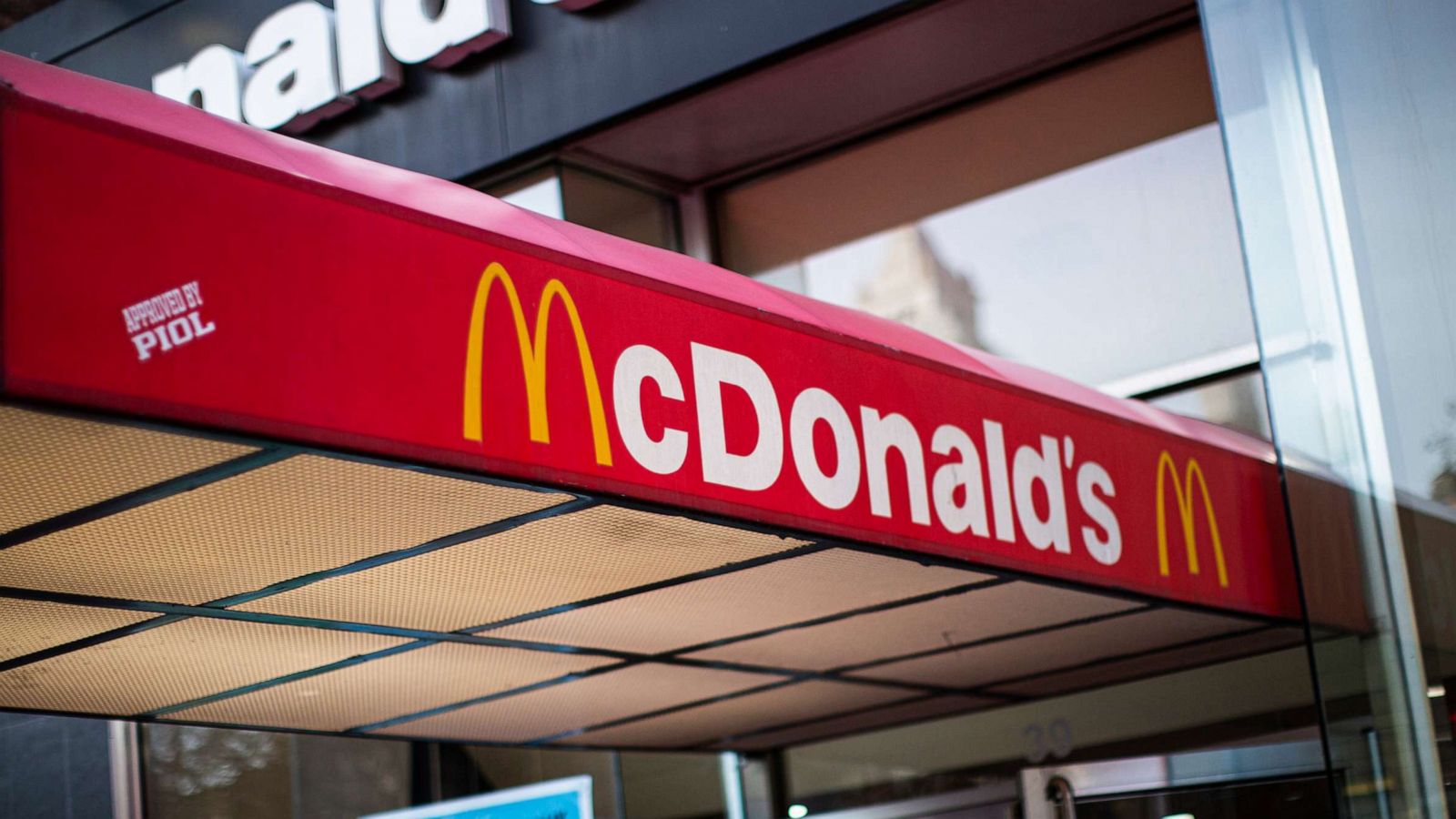 PHOTO: Exterior view of a McDonald's restaurant in New York City on March 8, 2022.