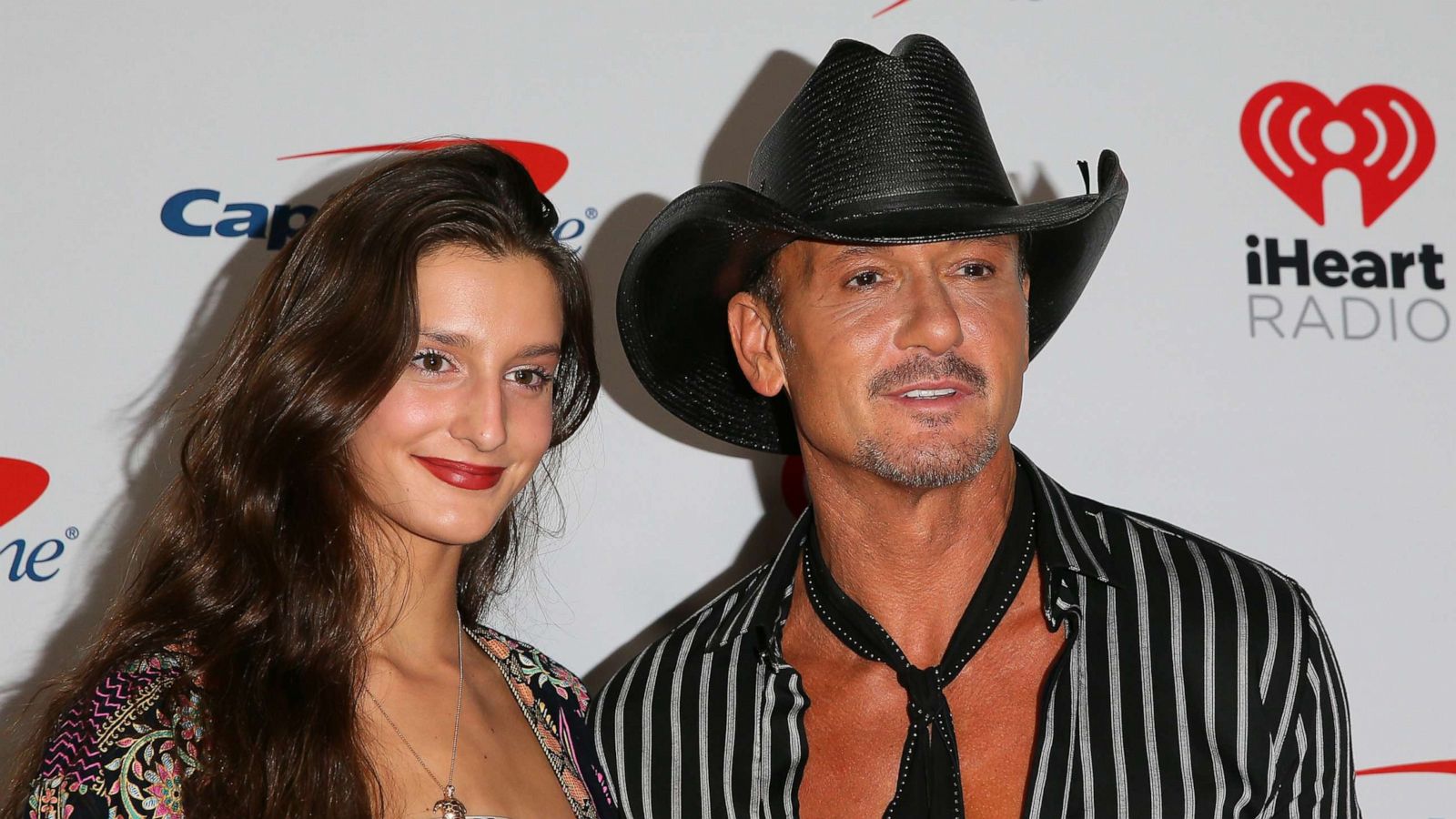 PHOTO: Audrey Caroline McGraw and Tim McGraw attend the 2019 iHeartRadio Music Festival at T-Mobile Arena, Sept. 20, 2019, in Las Vegas.