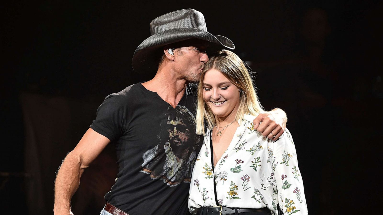 PHOTO: Tim McGraw performs with his daughter Gracie McGraw on the "Shotgun Rider" tour, Aug. 15, 2015, in Nashville, Tenn.