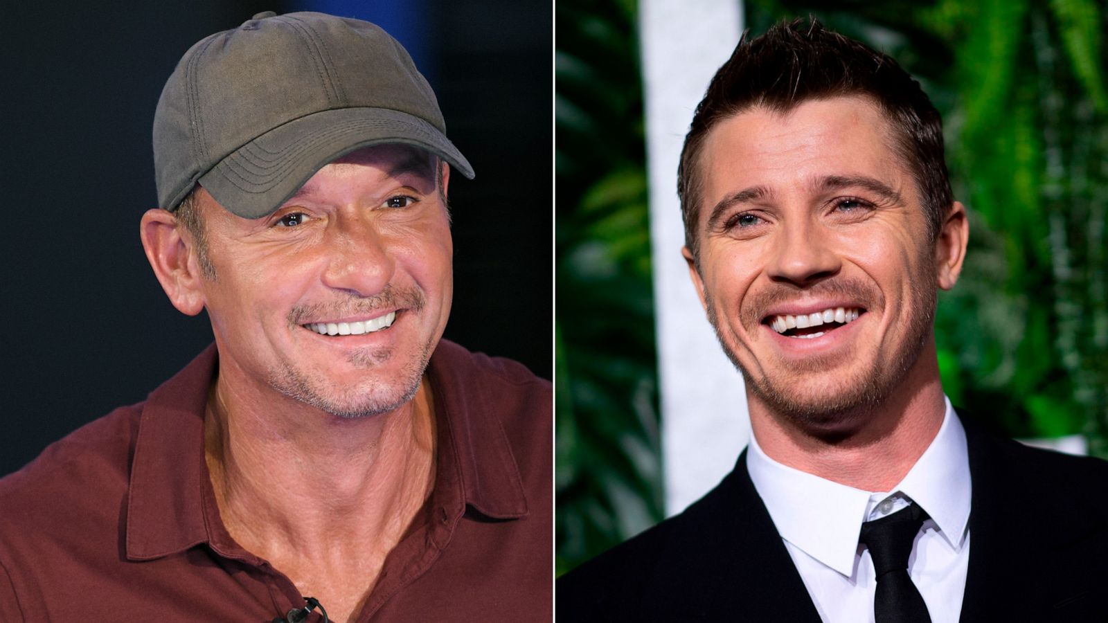 PHOTO: Tim McGraw, left, and Garrett Hedlund, right.