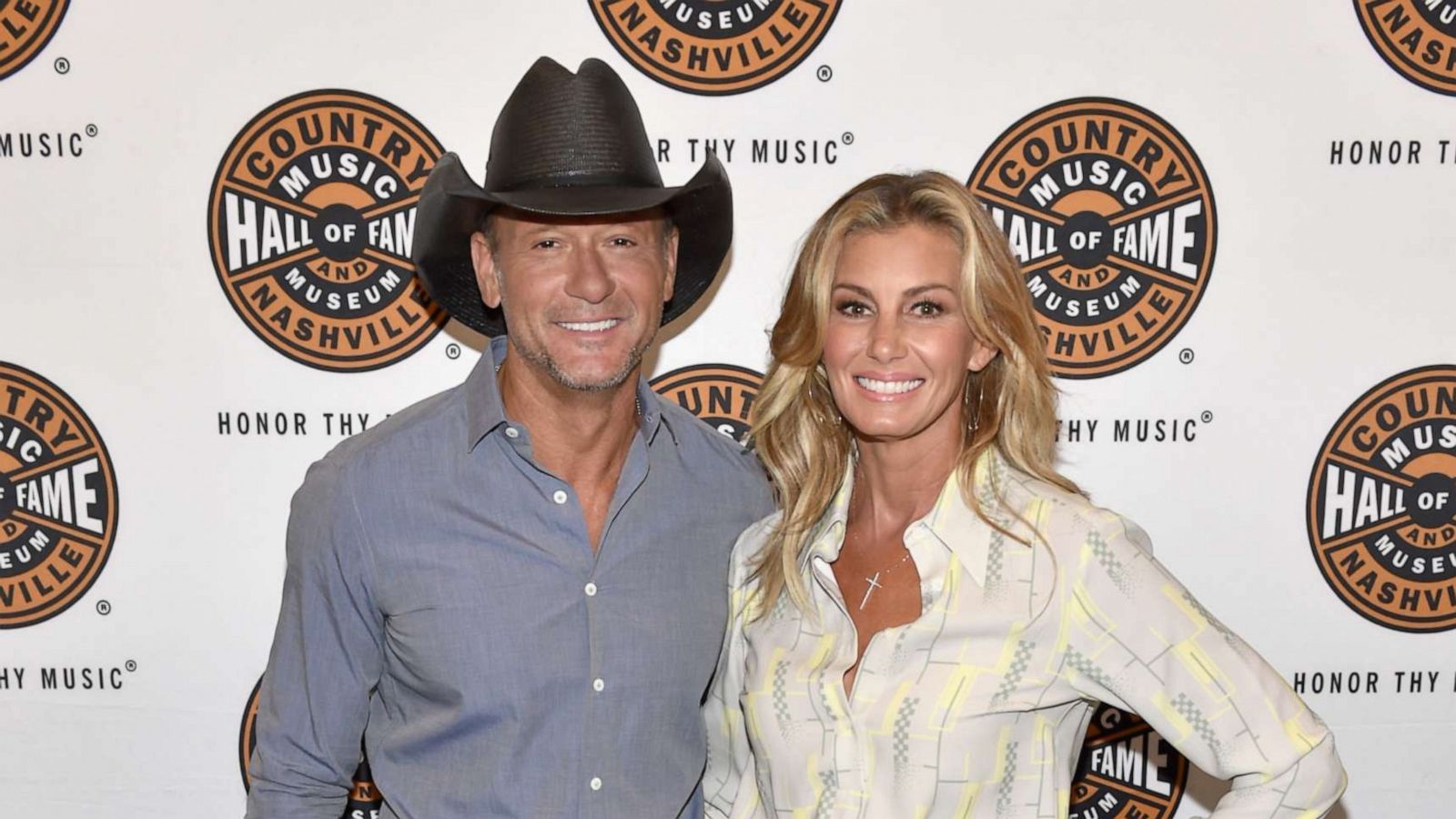 PHOTO: Tim McGraw and Faith Hill attend an event at The Country Music Hall Of Fame And Museum's CMA Theater on May 3, 2018, in Nashville, Tenn.