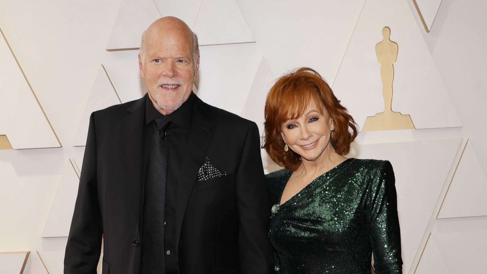 PHOTO: Rex Linn and Reba McEntire attend the 94th Annual Academy Awards at Hollywood and Highland on March 27, 2022, in Hollywood, Calif.