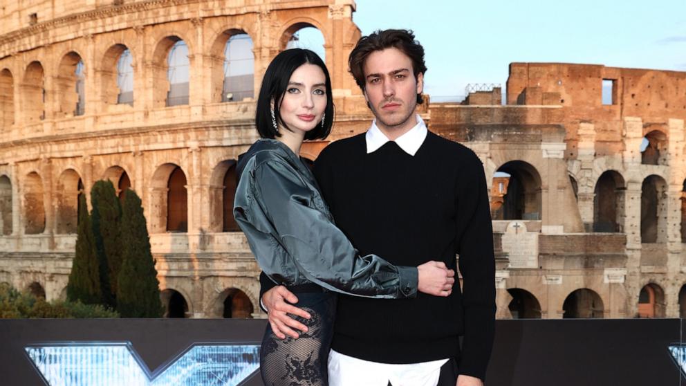 PHOTO: Meadow Walker and Louis Thornton-Allan attend the Universal Pictures presents the "FAST X Road To Rome" at Colosseo, May 12, 2023, in Rome, Italy.