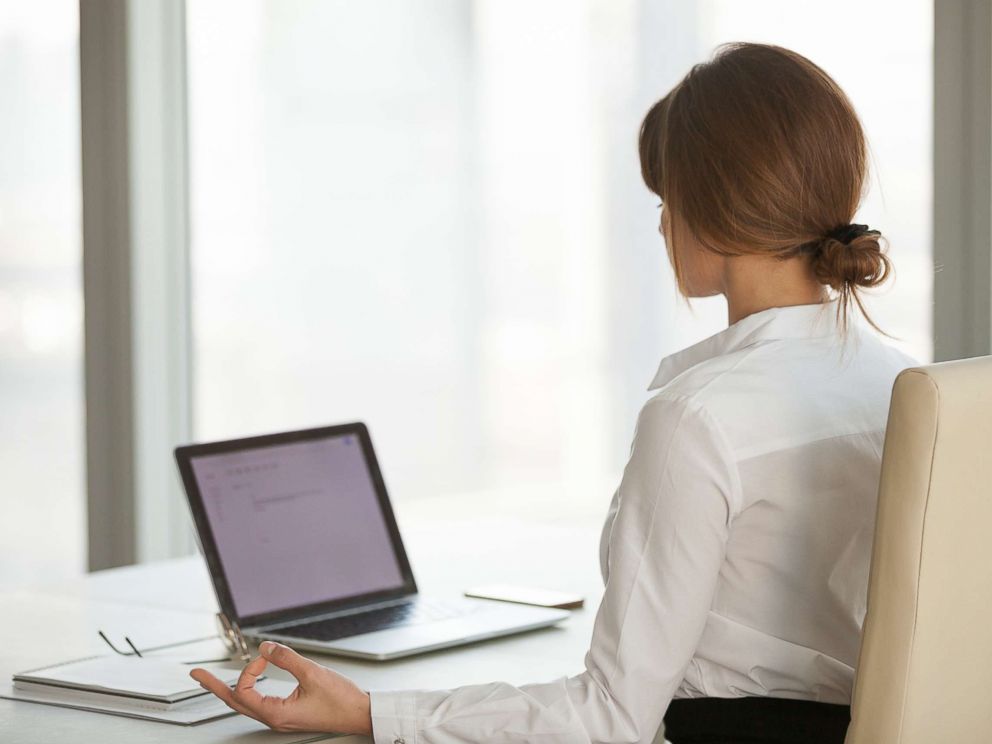 PHOTO: A woman is pictured meditating in this undated stock photo.