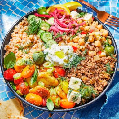 PHOTO: A Mediterranean dinner bowl from Suzy Karadsheh's new cookbook, "The Mediterranean Dish: Simply Dinner."