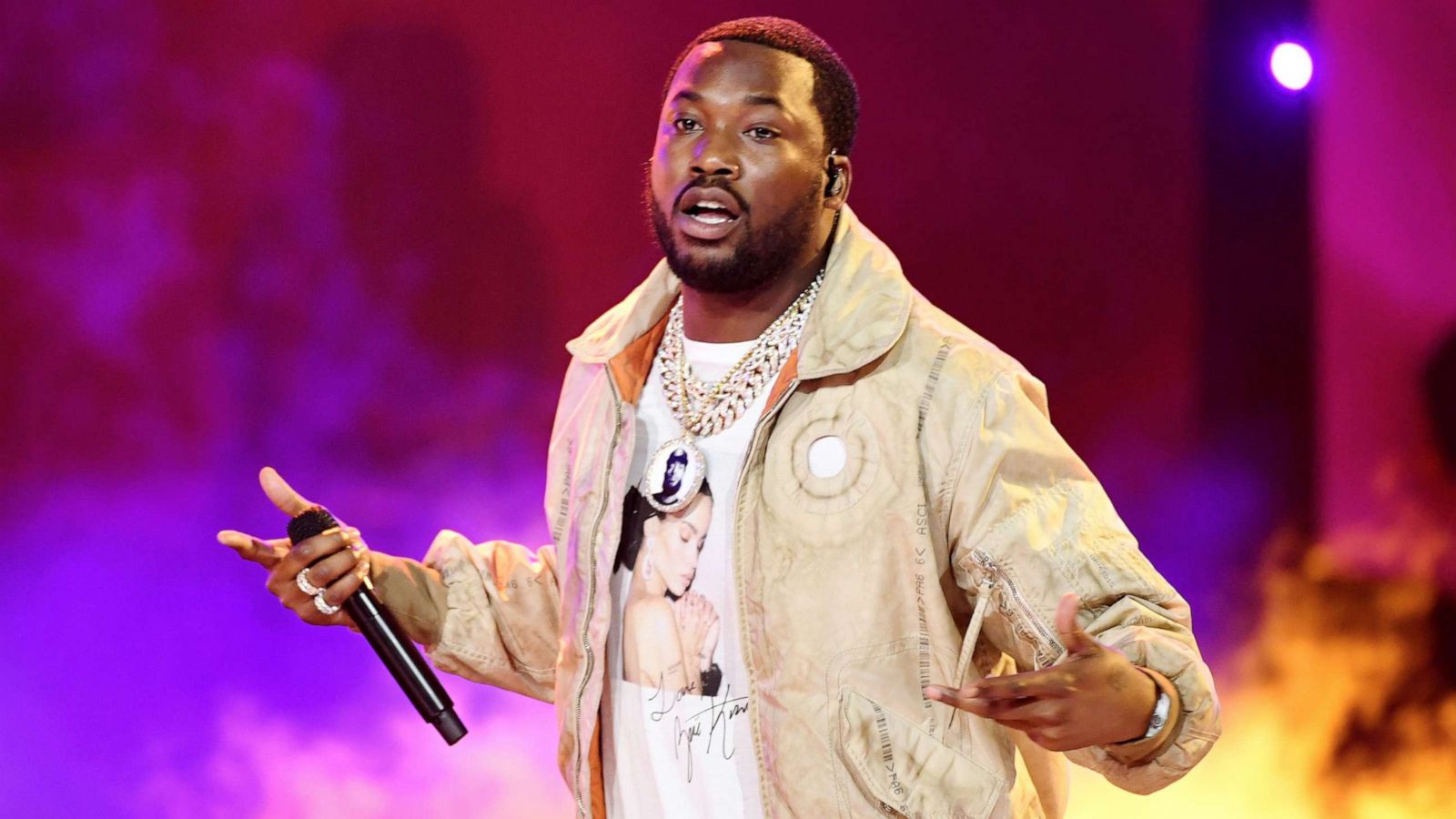 PHOTO: Meek Mill performs at the 2019 BET Awards on June 23, 2019, in Los Angeles.