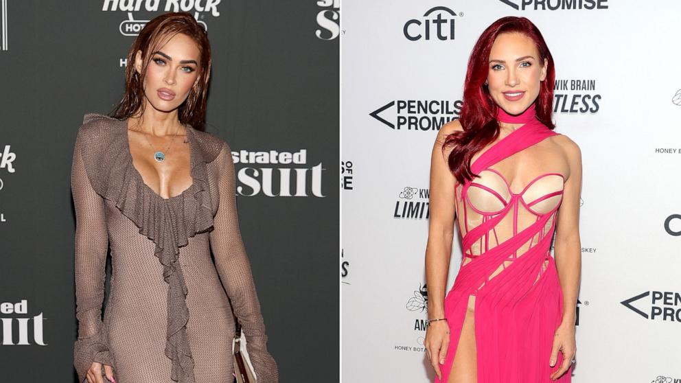 PHOTO: Megan Fox, left, and Sharna Burgess.