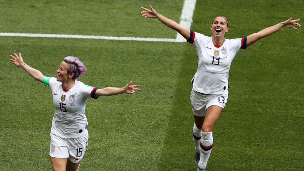 VIDEO: Megan Rapinoe and Alex Morgan vow to keep fighting for equal pay
