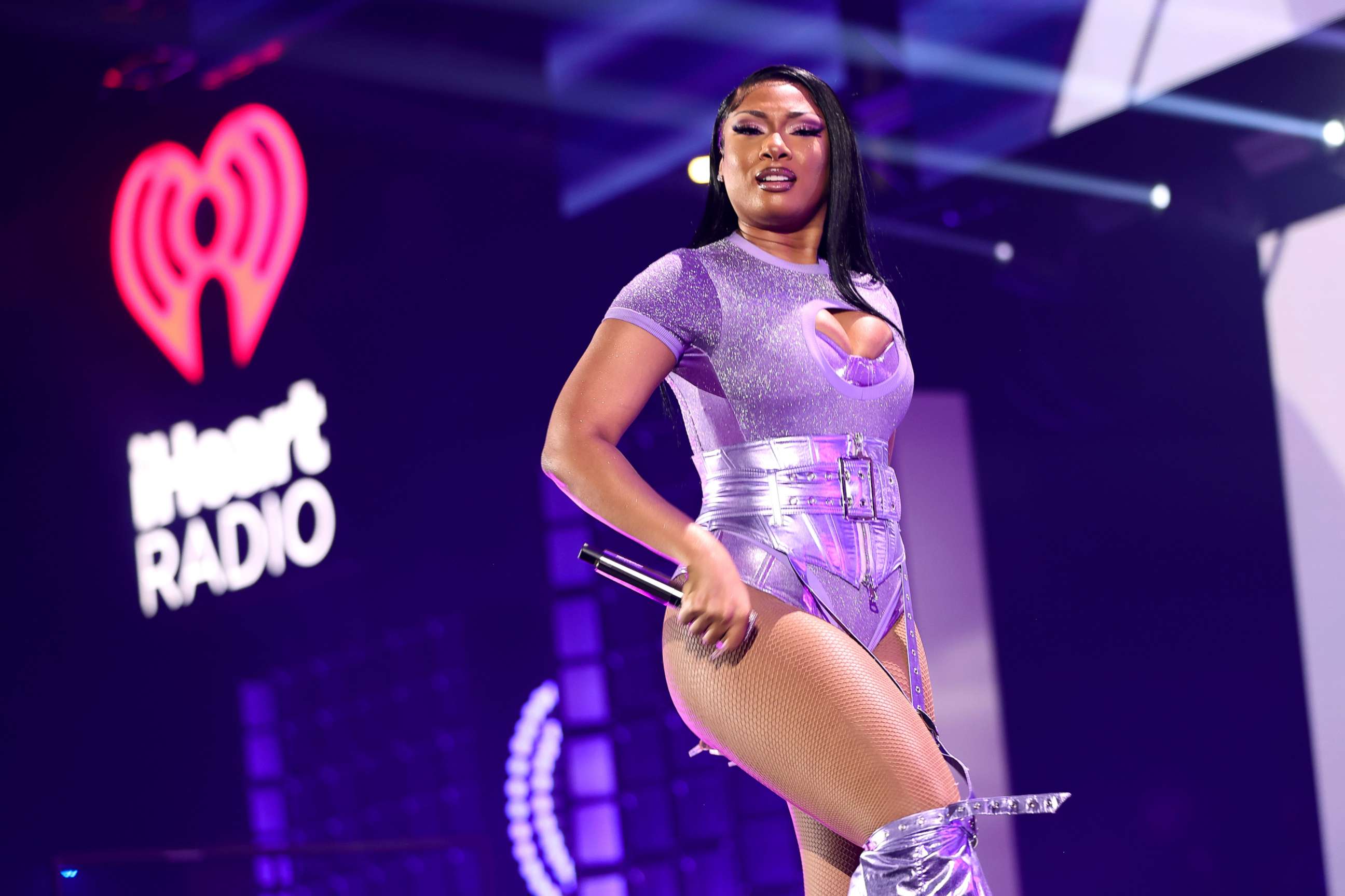 PHOTO: Megan Thee Stallion performs onstage during the 2022 iHeartRadio Music Festival at T-Mobile Arena on September 24, 2022 in Las Vegas.