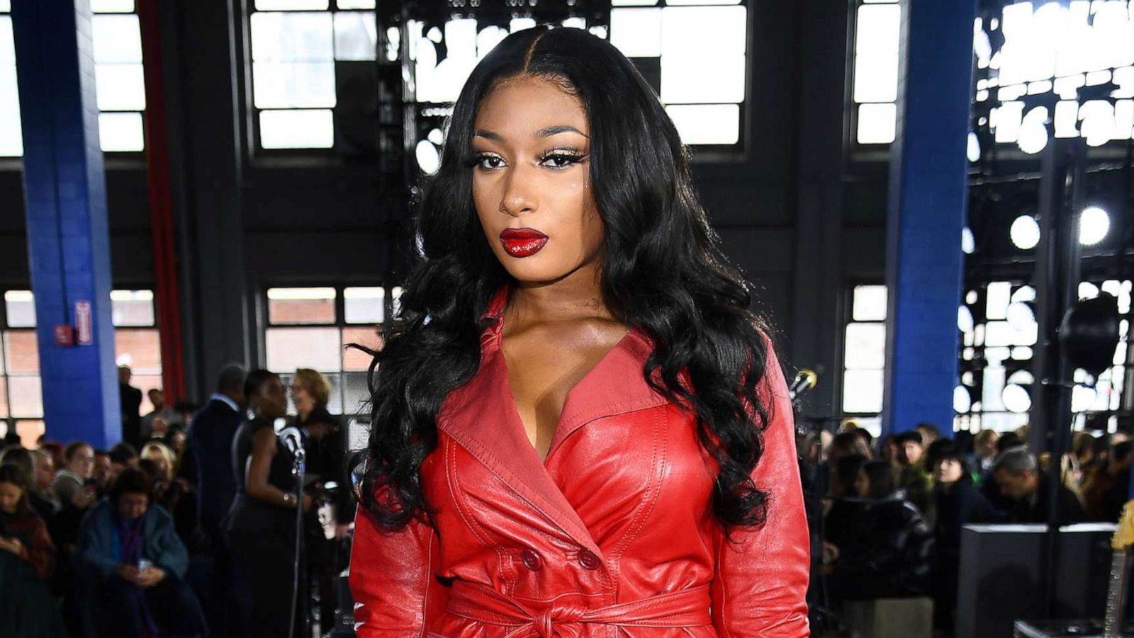 PHOTO: In this Feb. 11, 2020, file photo, Megan Thee Stallion attends the Coach 1941 fashion show during New York Fashion Week in New York.